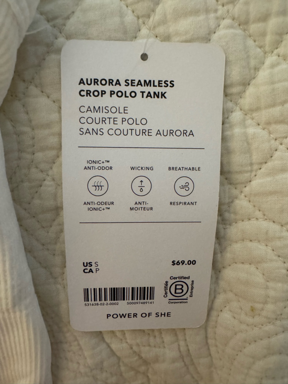 White Ribbed Tank Top - Picture 2 of 2